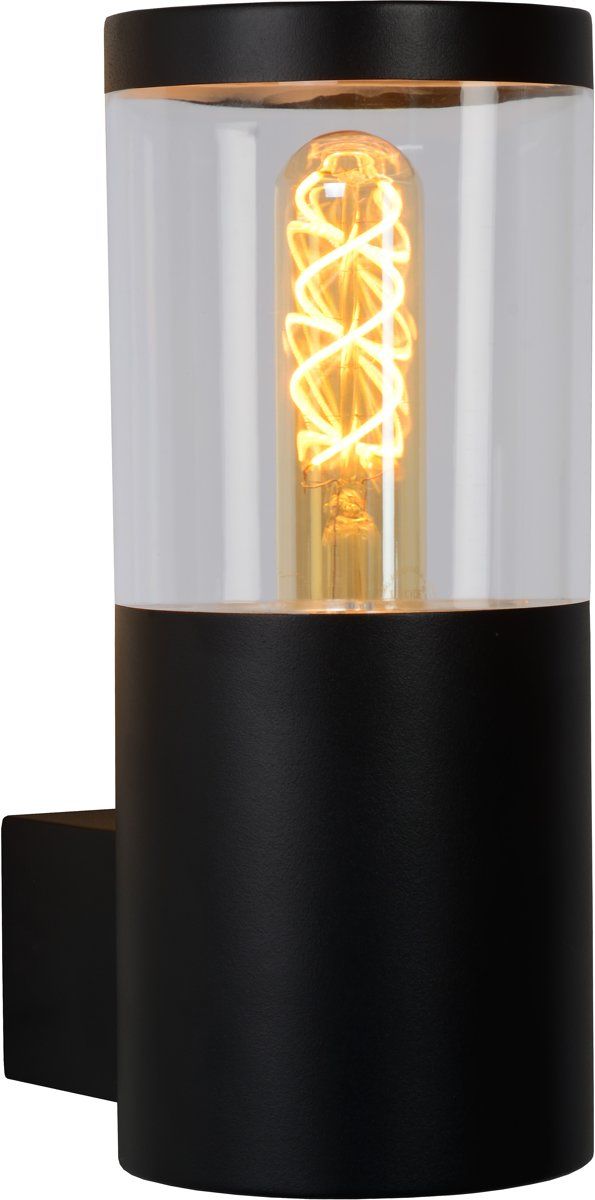 Lucide FEDOR - Wandlamp Buiten - E27 - IP44 - Zwart