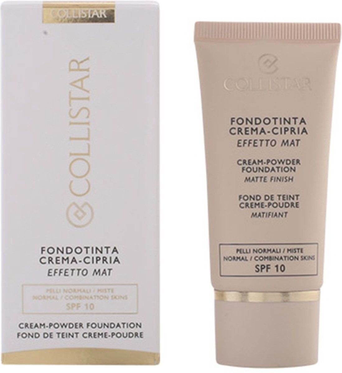 Collistar cream powder matte finish 03 golden b. 30 ml