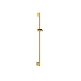 Hotbath Mate Glijstang - 90cm - geïntegreerde waterinlaat - rond - PVD - geborsteld messing goud M305BBP