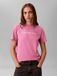 Calvin Klein Dames A- INST. Logo Classic TEE SS LV047C912G t-shirt, rose (framboise crème), S