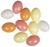 Rayher Plastic Paaseieren - 10 stuks - Pastel - 6 cm