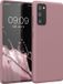 kwmobile telefoonhoesje geschikt voor Samsung Galaxy S20 FE - Hoesje voor smartphone - Back cover in mat oudroze