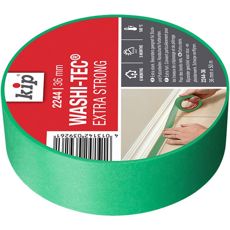 Kip 2244 Washi Afplaktape Extra Sterk - 24mm x 50m