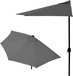 Viking Choice Balkonparasol - Halfrond - Antraciet - 8720602808799