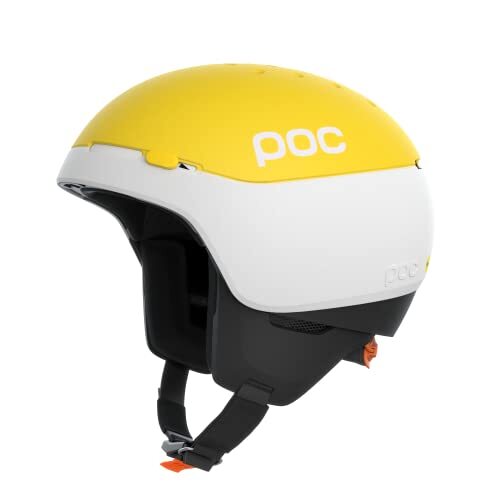 POC Meninx RS MIPS, uniseks, volwassenen, hydrogen wit/aventurijn geel mat, XS-S (51-54 cm)