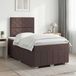 Maison Exclusive - Lit Boxspring avec matelas marron foncé 120 x 190 cm tissu