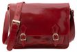 Sac bandoulière en cuir véritable Vacchetta pour femmes, fabriqué en Italie