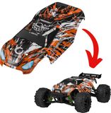 Overmax X-Monster 3.0 & 3.5 Carrosserie – RC Auto Body – Vervangende Kap – Accessoire voor RC Monster Truck – Nieuwe Look – Duurzaam & Lichtgewicht – Eenvoudige Montage – Personaliseer je RC – Geschikt voor Off-Road Race & Stunt