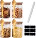 Equivera Pots pour flocons d'avoine overnight - Tasse à muesli - Pot Mason - Flocons d'avoine - Set - Indispensable pour votre petit-déjeuner