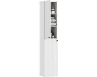 Homcom Badkamerkast MDF 30L x 30B x 161H cm Wit