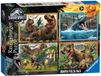 Ravensburger Jurassic World Puzzel 4x100 Stukjes