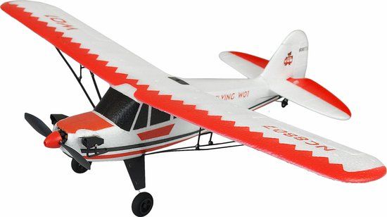 Amewi Piper J-3 CUP - RC Vliegtuig - Geel/Zwart - RTF - 505mm