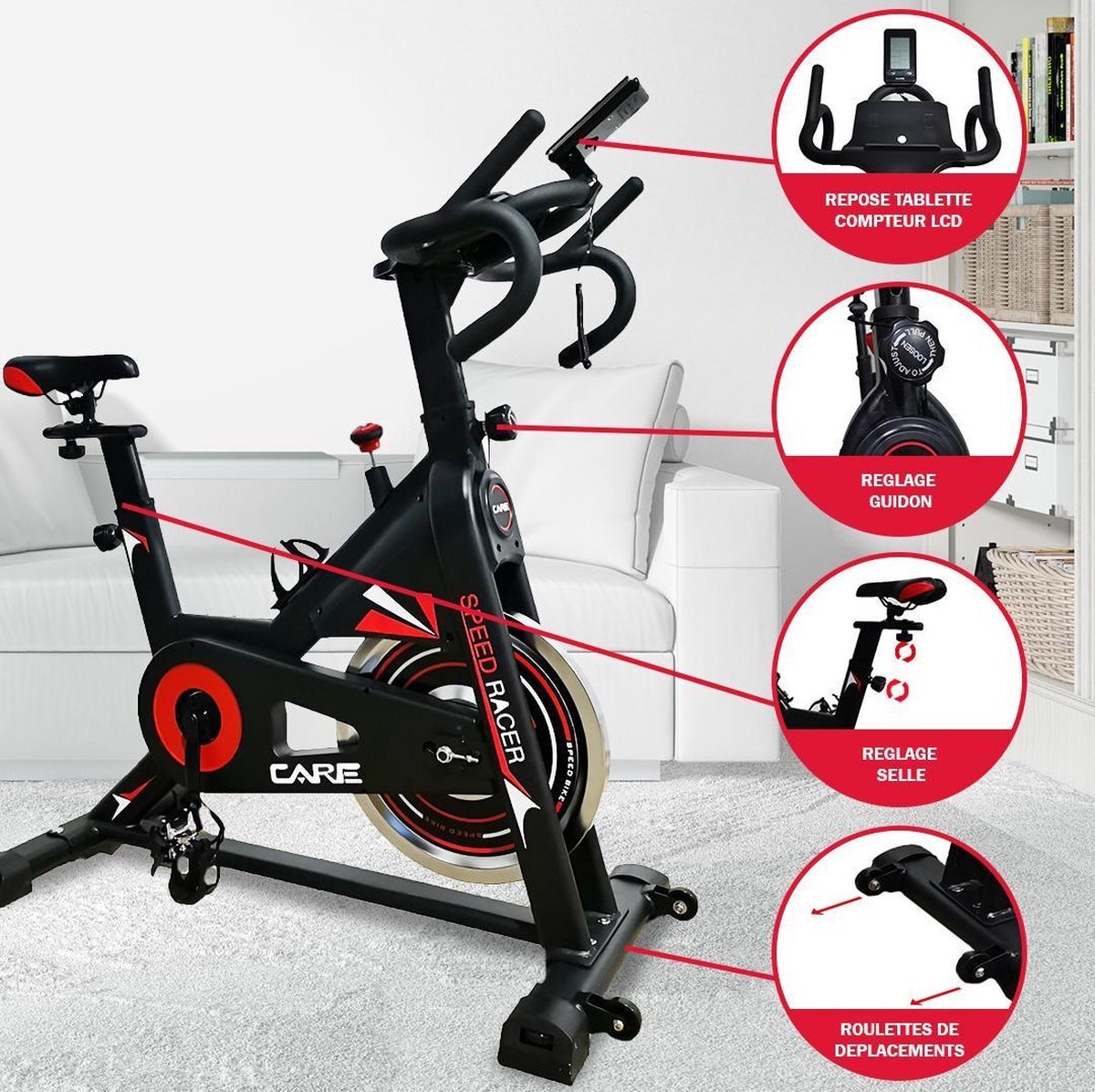 Care Fitness Spin-Bike