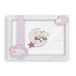 Amazon Liefdesbeddengoedset voor babybed, 100% katoen, wit en roze