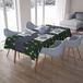 Bonamaison Tafelkleed, Anti-Mold, Sneldrogend, Waterdicht, 100% Polyester Tafellaken, Neon groene rook, 140 x 200 Cm