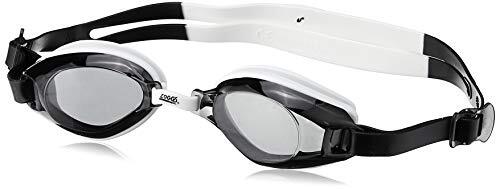Zoggs Unisex Endura zwembril voor volwassenen, zwart/wit/smoke, one size