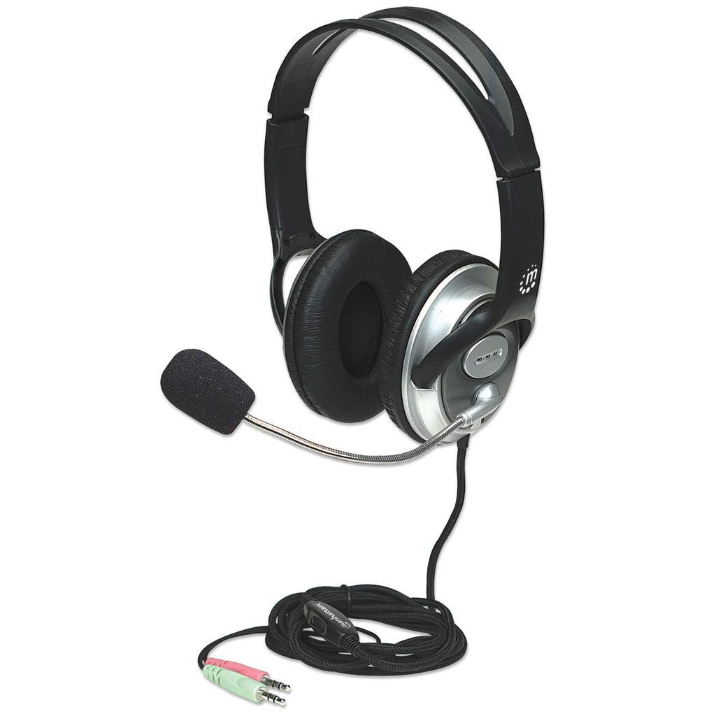 Manhattan Stereo Classic Headset - Zwart