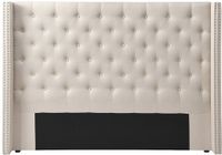 Vente-unique Tête de lit capitonnée 170 cm - Tissu - Beige - MASSIMO