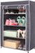 Urban Living Mobiele schoenenkast/opbergkast met leg niveaus - opvouwbaar - grijs - 60 x 30 x 90 cm