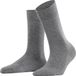 FALKE Sensitive London Sokken Dames Katoen Comfort Tailleband Grijs Maat 39-42