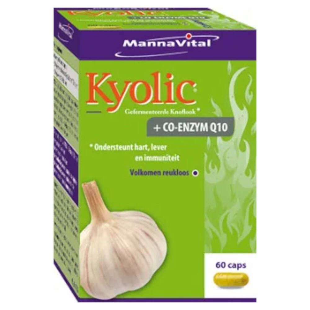 Mannavital Kyolic & Co Enzym Q10 Capsules - 5412339352098