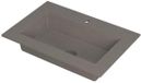 Wastafel INK Kraft Wastafel Enkele Bak 1 Kraangat - 700x450x10 mm - Grijs