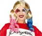 Generique Perruque Arlequin rose et bleu pour adultes