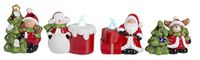 Christmas Gifts 88087 kerstfiguren, 4 stuks, 1 LED CE wit