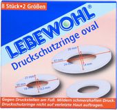 LEBEWOHL Anneaux de protection contre la pression, 8 pièces, pansements