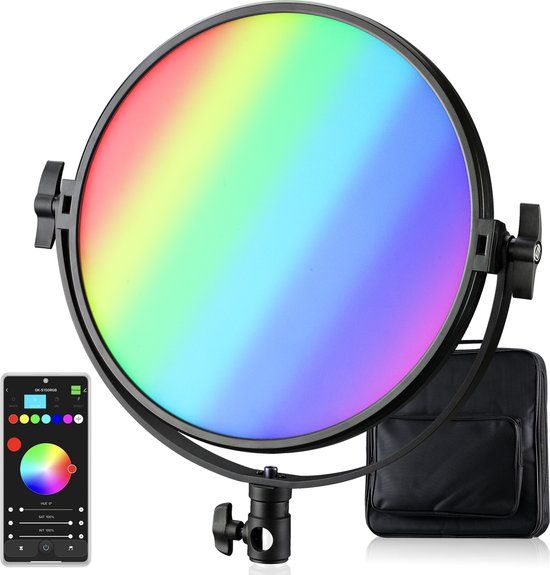 BRESSER BR-S60 RGB LED Studiolamp - 60W - Bi-color - App Control - Incl. Bag