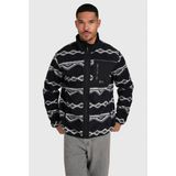 Brunotti Kevio-Zip Teddy Fleece Heren - Black - Fleece met Rits - Loose Fit - Vestzak - M