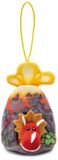 Nici Dino Cerastupsy Dans Le Volcan Avec Boucle Teddy 12 cm Orange Vert Enfants