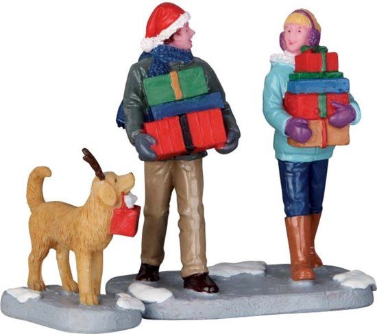 Lemax Christmas Party Set of 2