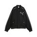 PUMA T7 uniseks bomberjack, Zwart, Maat L