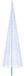vidaXL Kerstboomverlichting met grondspies en vlaggenmast 500 cm Blauw 1534 Lampen