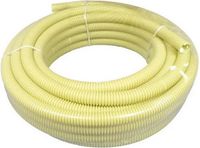 Merkloos / Sans marque Frankische Flexibele Buis 5/8 + siliconen coating - 10 meter - Crème