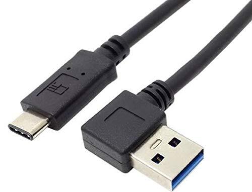 Systems Systeem-S USB 3.1 type C naar USB 3.0 A 90° kabel links gehoekt CA.20 cm