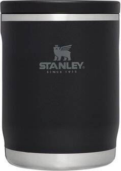 Stanley Classic Legendary Food Jar 0,53L - Black - Lunchbox - 6 uur warm/koud - Lekvrij - BPA-Vrij - Vaatwasserbestendig