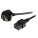 StarTech.com 2m BS-1363 - IEC 320 C19 Power Cord - PXTUKC192M