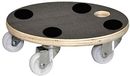 Green>it Plantenrolwagen van fineerhout Ø 30 cm