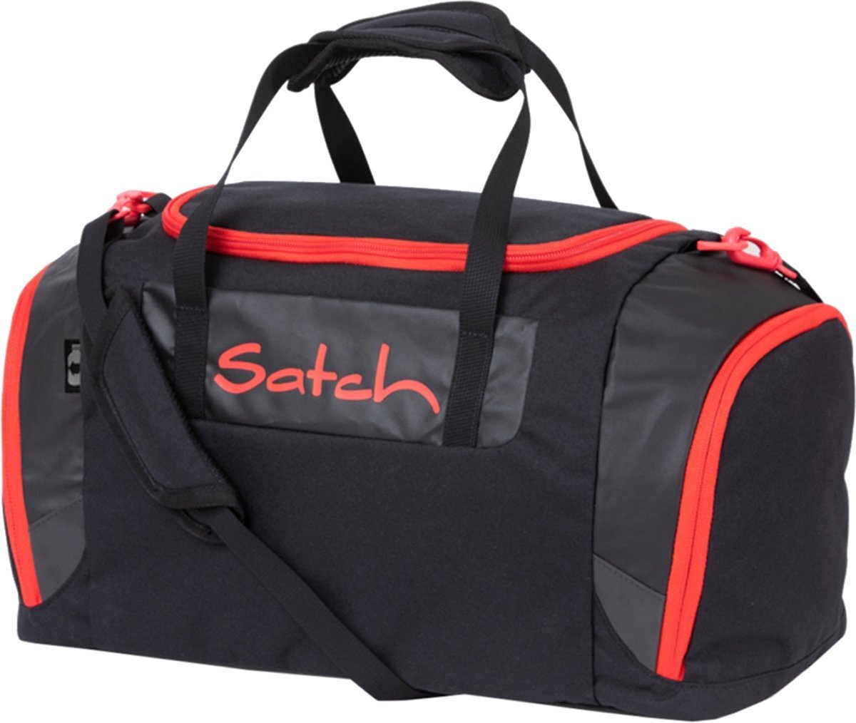 Satch Fire Phantom Sporttas, uniseks, kinderen, zwart/rood, 25 l, Zwart/Rood, 25 L, Fire Phantom