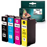 Evoke Compatible Ink for Epson T1631-T1634 16XL 4x CMYK Ink Cartridges