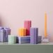 Villeroy & Boch Fleur Gifts kaars, 75 cm, Groen, Cilinder, Wax