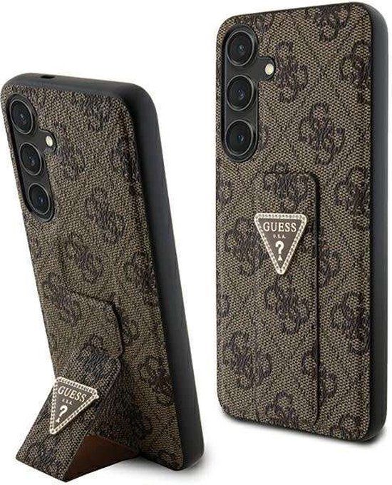 Guess Galaxy S24 Backcover - Triangle Strass - Brown