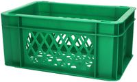 Merkloos / Sans marque Kruitbosch Zwolle B.V. Transport bagage krat mini (groen) - Fietsmand
