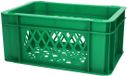 Merkloos / Sans marque Kruitbosch Zwolle B.V. Transport bagage krat mini (groen) - Fietsmand