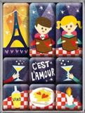 Nostalgic Art Merchandising C'est L'amour in Paris Magneet Set