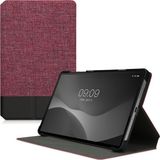 kwmobile hoes geschikt voor Lenovo Tab M8 (Gen 4) - Slanke tablethoes met standaard - Tablet cover in poederroze / zwart