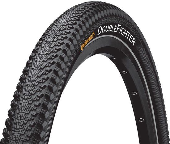 Continental Buitenband Continental Double Fighter III Sport Reflex Draad - 20x1.75 - UNI - Zwart