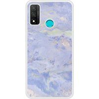 P Smart 2020 Marbre Bleu Bedrukt siliconen hoesje